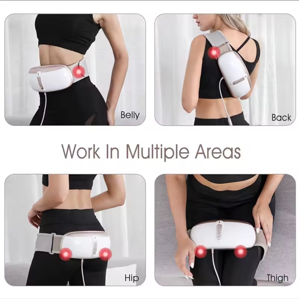 NWT Electric Abdominal Massage, Slimming Belt, 4 Massage settings, body massage